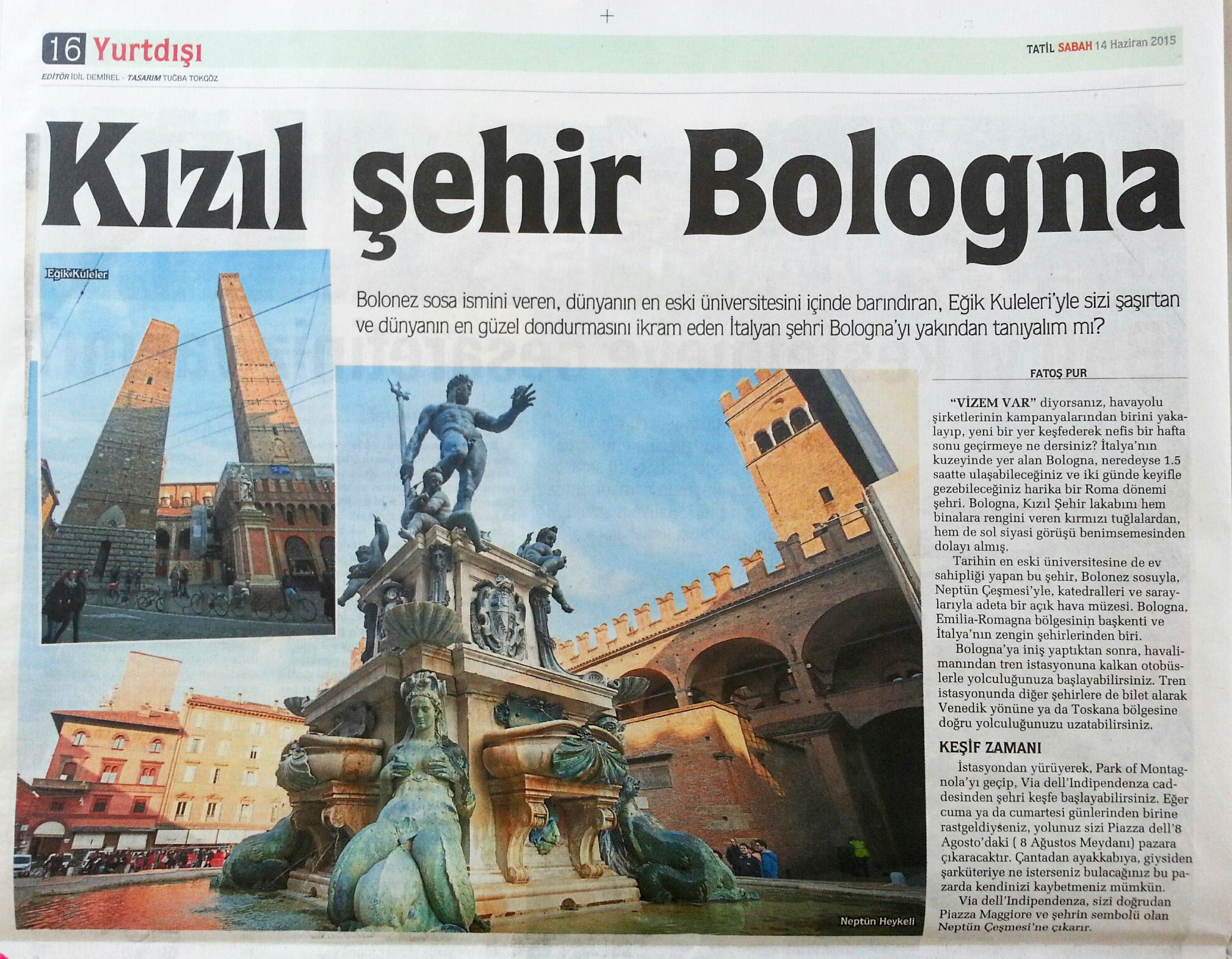 Kızıl-Sehir-Bologna