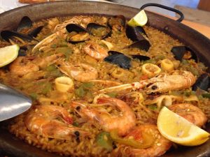 deniz mahsullü paella barselona