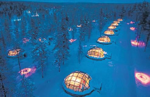 kuzey-isiklari-finlandiya-iglo